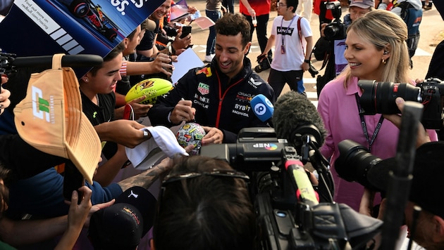 Red-Bull-Ersatzpilot Daniel Ricciardo (Bild: APA/AFP/Paul CROCK)