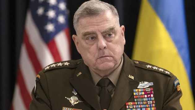 Ein Großteil der veröffentlichten Unterlagen war für ihn bestimmt: US-General Mark Milley. (Bild: AFP)