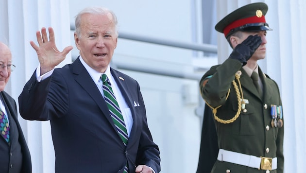 Joe Biden ist zurzeit in Irland unterwegs. (Bild: Copyright 2023 The Associated Press. All rights reserved)