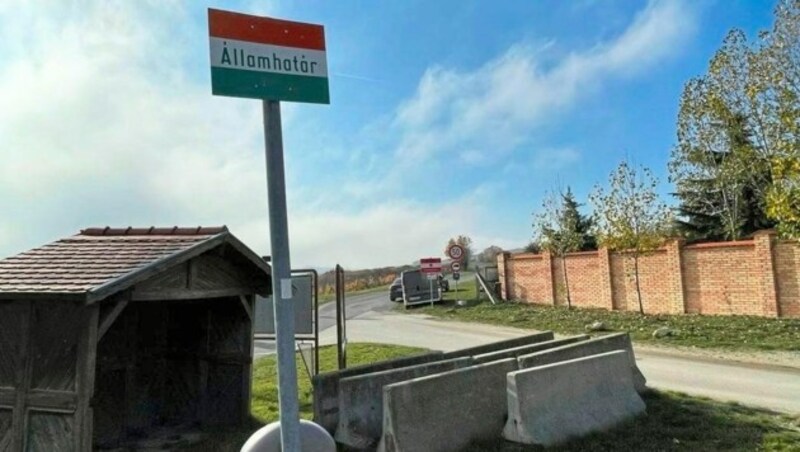 Die Grenzstraße zwischen Neckenmarkt und Harka in Ungarn ist derzeit eine Hauptroute der Schlepper. (Bild: Schulter Christian)