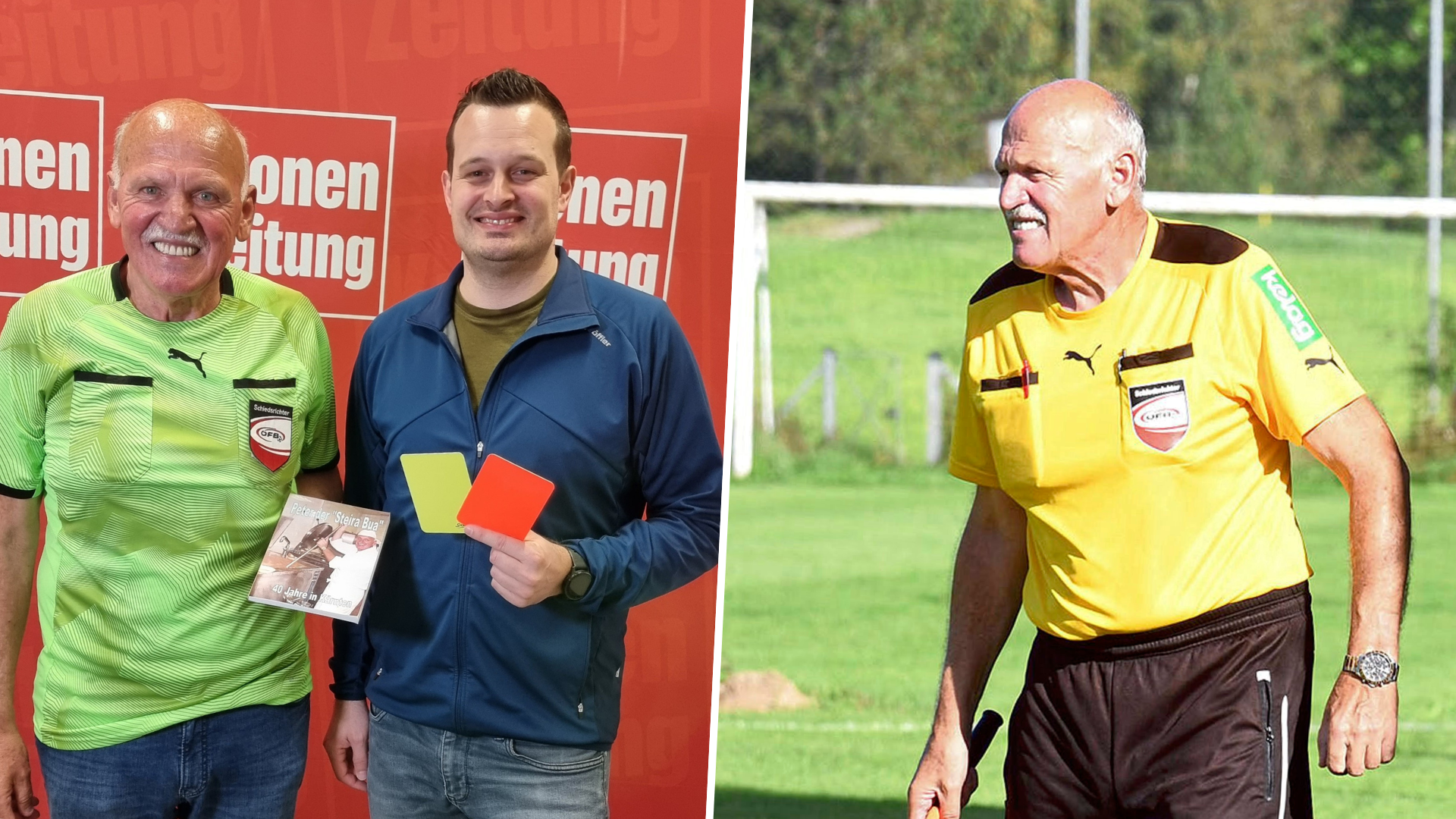 Peter Haring ist Kärntens längstdienender Schiedsrichter. (Bild: Jomo KG/Hermann Sobe/Krone KREATIV)