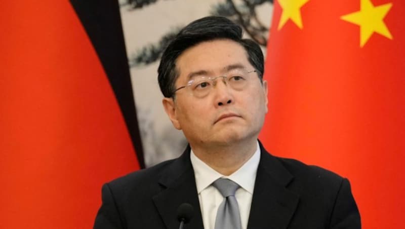 Chinas Außenminister Qin Gang (Bild: Suo Takekuma/Pool/AFP)