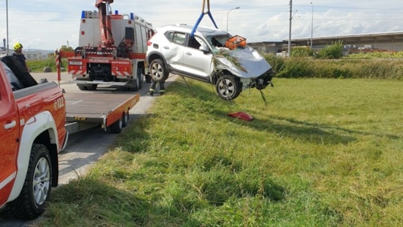 2020 kam es hier zu einem verheerenden Unfall mit zwei Toten. (Bild: FF Eisenstadt)