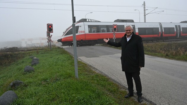 Auf Drängen der Stadt soll der Bahnübergang nun sicherer gemacht werden. (Bild: Stadtgemeinde Eisenstadt)