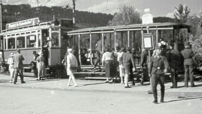 Zahlreich fuhren die Klagenfurter früher mit der Tramway durch die Stadt, wo vier Linien verkehrten. (Bild: TAÖ/AAvK)