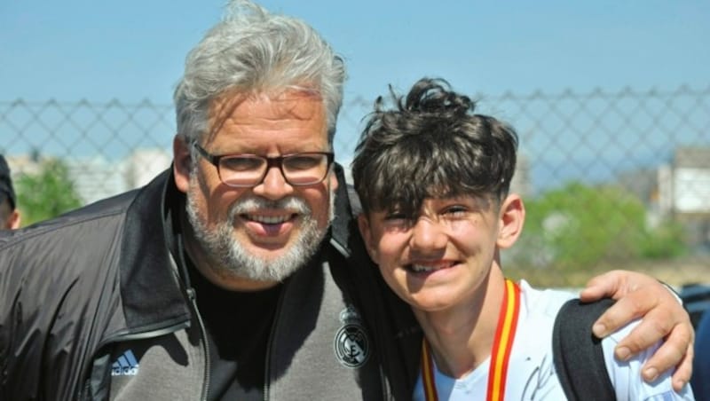 Andrej Barosevcic aus Vorarlberg mit Organisator Stefan Kohfahl (links) (Bild: Miroslav Balac)