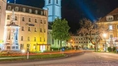 In der Nähe der Stadtpfarrkirche entdeckten Passanten die Schildkröten. (Bild: Franz Huditz)