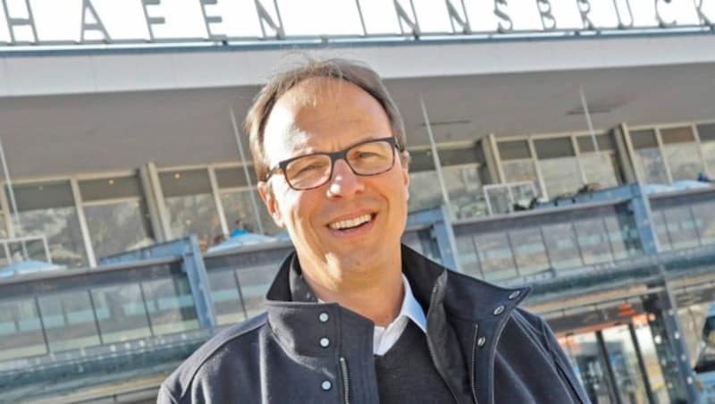 Flughafen-Geschäftsführer Marco Pernetta (Bild: Christof Birbaumer)