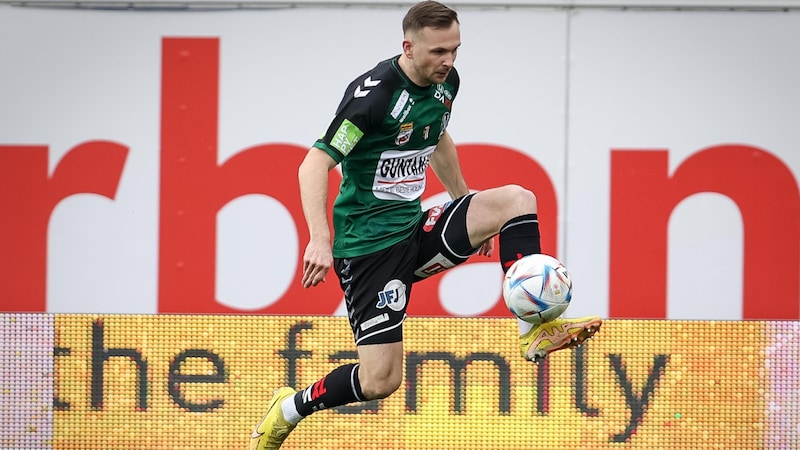 Schon in Ried zeigte Leo Mikic seine Torgefahr, stand 56 Mal in der Bundesliga auf dem Platz. (Bild: GEPA pictures)