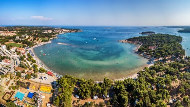 Der Sandstrand Bijeca ist einer der bekanntesten Strände in Medulin. (Bild: Aleksandar Gospic)