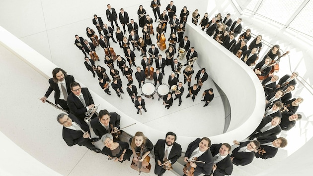 Das Repertoire des Symphonieorchester Vorarlberg bewegt sich zwischen zeitgenössischer Musik und klassischen Werken. (Bild: Copyright: Thomas Schrott)