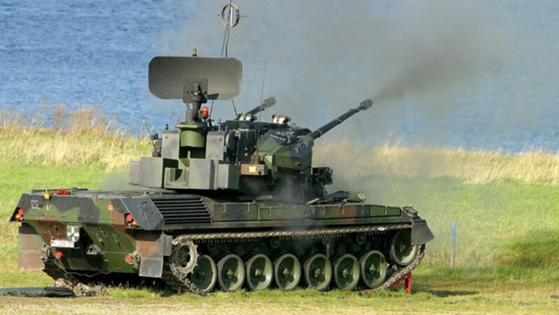 Ein Gepard-Panzer der Deutschen Bundeswehr (Bild: APA/AFP/BUNDESWEHR/Michael MANDT)