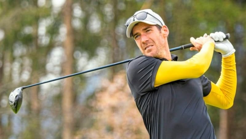 Gerald Melzer zeigt beim Golfen, was er drauf hat. (Bild: GEPA)