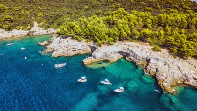 Felsen Strand von Pula. (Bild: Aleksandar Gospic)