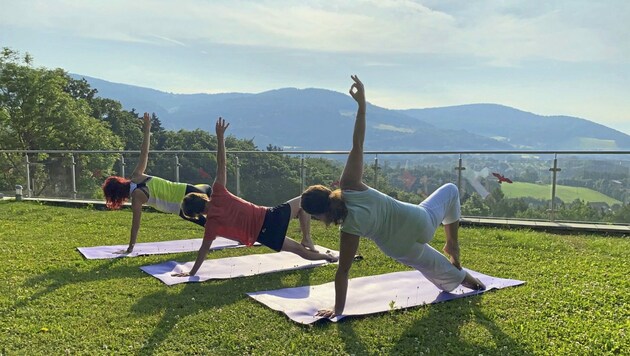 Im Bio-Hotel Retter in Pöllauberg kommen Yoginis auf ihre Kosten. (Bild: Retter)