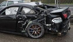 Dieser 70.000 Euro teure BMW M4 wurde demoliert. (Bild: Lauber/laumat.at Matthias)