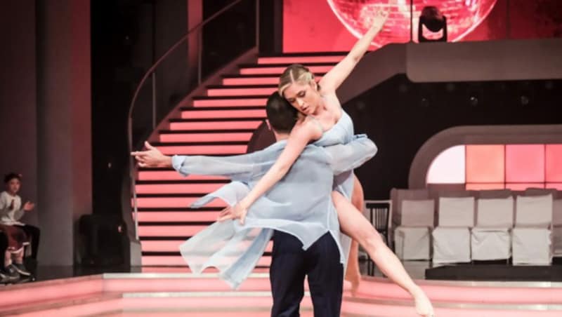 In Action: Dancing Stars 2023 Corinna Kamper und Danilo Campisi (Bild: ORF)