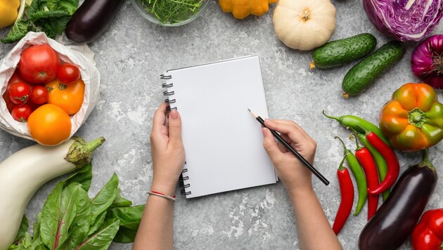 Ein Ernährungsprotokoll kann beim Abnehmen hilfreich sein, es gibt aber noch Strategien - wir verraten Ihnen die sinnvollsten. (Bild: Prostock-studio/stock.adobe.com)