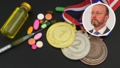 Michael Cepic kämpft im obersten Gremium der WADA gegen Dopingsünder. (Bild: GEPA, stock.adobe.com, Krone KREATIV)