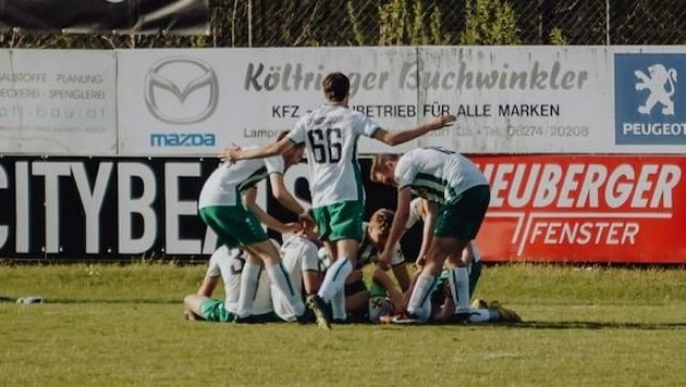 Nußdorf belohnte eine starke Leistung mit zwei Treffern. (Bild: SV Nussdorf)