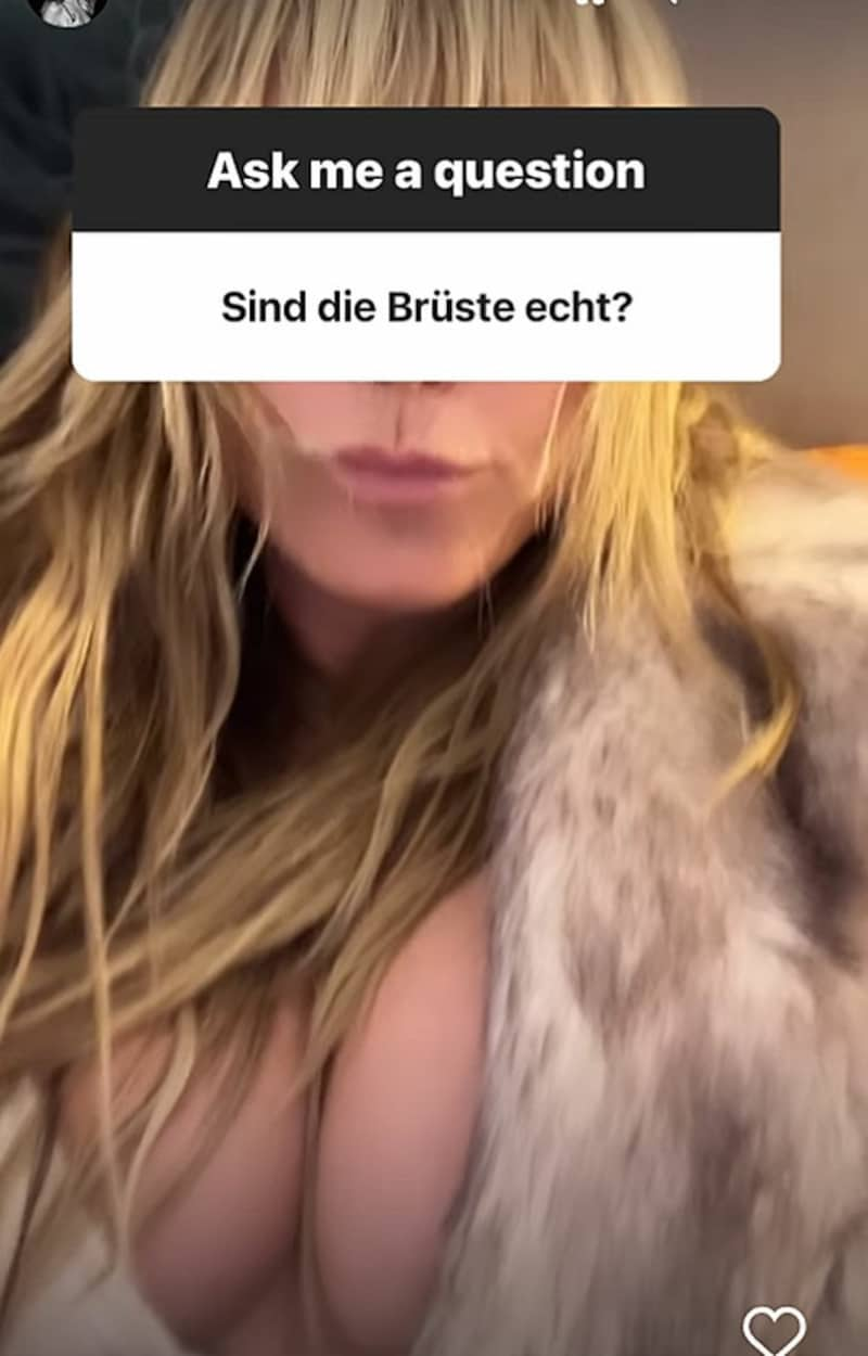 Heidi Klum plaudert in ihrer Instagram-Story über „Hans und Franz“ (Bild: www.instagram.com/heidiklum)