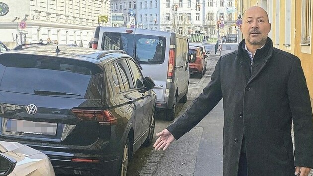 Georg Heinreichsberger (FPÖ) fordert Parkplätze für die Anrainer. (Bild: zVg)