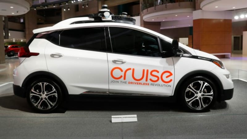 Ein Robotaxi des Unternehmens Cruise (Bild: Associated Press)