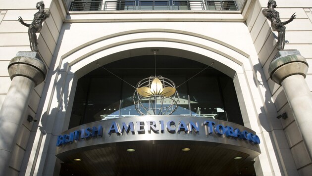 Der Hauptsitz von British American Tobacco in London (Bild: AFP)