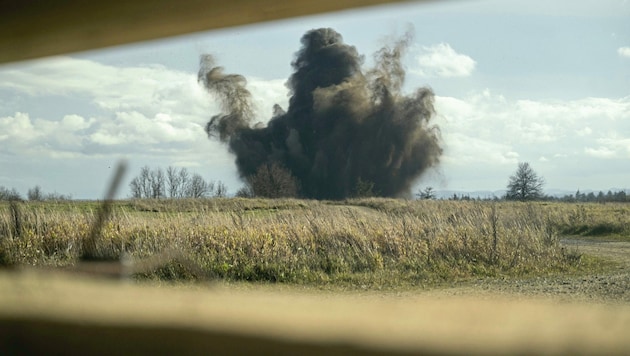 With the war relics recovered last year, 100 high-rise buildings with 20 storeys could have been blown up. (Bild: BMLV/Laura HEINSCHINK)