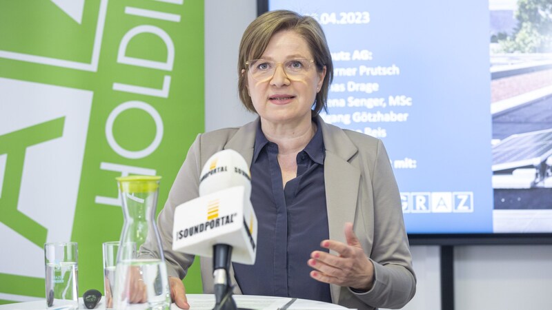 Judith Schwentner (Strana zelených). (Bild: Stadt Graz/Foto Fischer)