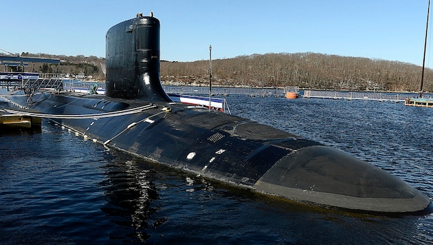 Dieser „Fang“ hat es in sich: Die USS „Virginia“ ist 7800 Tonnen schwer und 115 Meter lang (Symbolbild).  (Bild: AP)