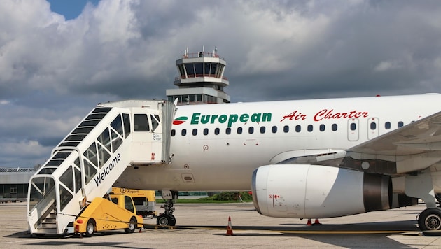 European Air Charter fliegt heuer erstmals mit einem Airbus A320 ab Linz. (Bild: Flughafen Linz GesmbH)