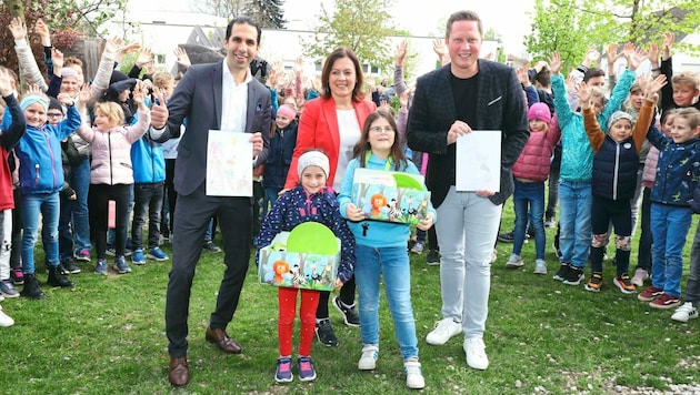 Stephan Sharma, Lucy Pinter, Linda Luisa Reinprecht, Petra Leitgeb und Thomas Hoffmann. (Bild: Reinhardt Judt)