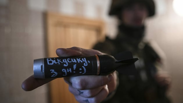 Mit vergleichsweise wenig Mitteln lernten ukrainische Soldaten Russland das Fürchten - vor allem der technische Vorsprung macht das möglich. (Bild: AFP/Juan BARRETO)