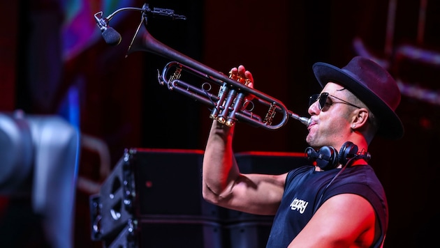 Timmy Trumpet tourt mit seiner Manker Trompete derzeit durch die Welt. (Bild: Scharinger Daniel)