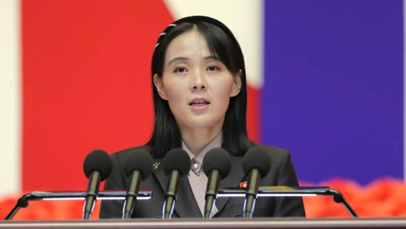 Kim Yo Jong, die Schwester des Machthabers Nordkoreas (Bild: AP)