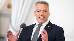 Österreichs Bundeskanzler Karl Nehammer (ÖVP) (Bild: APA/Georg Hochmuth)