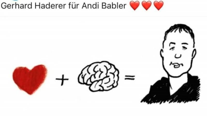 Newcomer Andreas Babler erfährt vielfältigen Zuspruch, ob im Gemeindebau oder von Künstlern. (Bild: Team Babler)