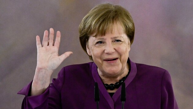 Die ehemalige deutsche Kanzlerin Angela Merkel (Bild: John MacDougall/AFP)