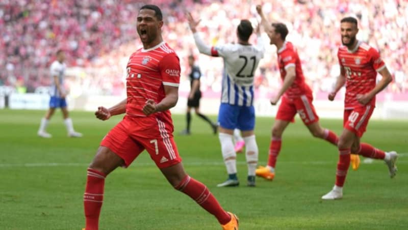 1:0-Torschütze Serge Gnabry (Bild: Copyright 2022 The Associated Press. All rights reserved.)