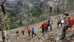 Wanderer fanden die leblose Person im Bereich des Aufstieges zur Hohen Scharte, in der Falllinie vom Traunstein-Ostgrat. (Bild: BRD Gmunden)