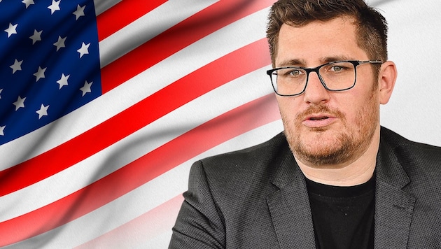 Am Wochenende gab Hannes Freudenthaler den Startschuss für die Nordamerika-Offensive. (Bild: stock.adobe.com, Markus Wenzel, Krone KREATIV)