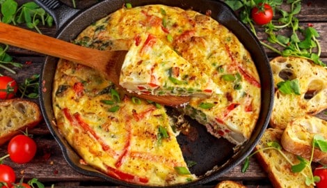 Wer eine vegetarische Variante bevorzugt, lässt ganz einfach den Schinken weg.