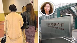 Mit Sophie Karmasin ist in Wien erstmals eine frühere Ministerin angeklagt. Eine von vielen weiblichen Angeklagten ... (Bild: Sophie Pratschner, Martin Jöchl, Sepa Media, Krone KREATIV)