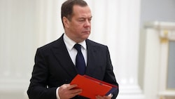 Der ehemalige russische Präsident Dmitri Medwedew (Bild: AFP)