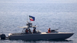 Ein Boot der Iranischen Revolutionsgarde (Bild: AFP)