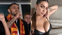 Mauro Icardi und Wanda Nara gehen getrennte Wege. (Bild: APA/AFP/Galatasaray Press Office/Galatasaray SK, Instagram/wanda_nara)