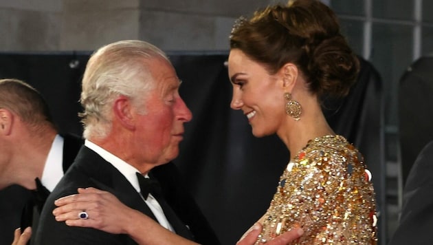 Prinzessin Kate ist die „liebste Schwiegertochter“ von König Charles. (Bild: CHRIS JACKSON / AFP / picturedesk.com)