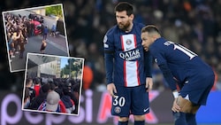 Die PSG-Fans sind wütend auf Lionel Messi (l.) und Neymar. (Bild: APA/AFP/FRANCK FIFE, Twitter/FabrizioRomano/DeadlineDayLive)
