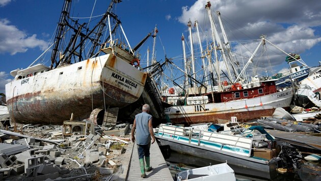 Die Weltmeere werden wärmer und Wetterextreme wahrscheinlicher (Bild: AP)